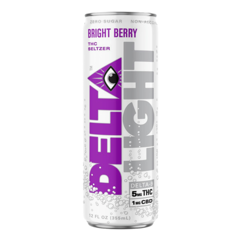 Bright Berry THC sparkling water, cannabis drink Atlanta, THC beverages near me, Melt Confections cannabis water, solventless THC drink