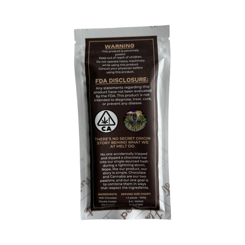 Solventless cannabis edible, premium rosin gummy, Melt Confections Atlanta, natural cannabis candy, clean cannabis edibles