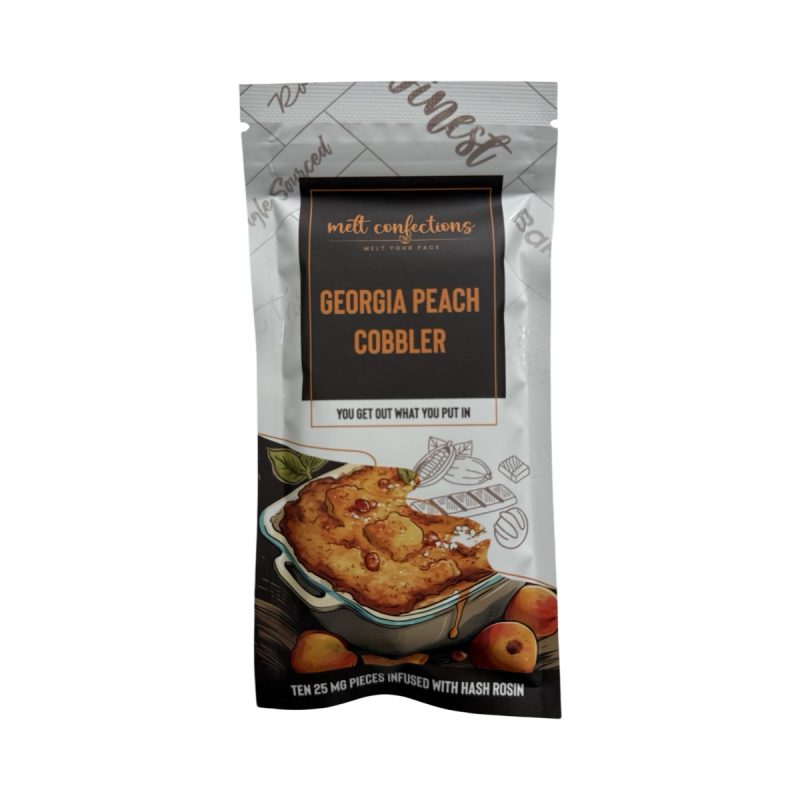 Solventless cannabis edible, premium rosin gummy, Melt Confections Atlanta, natural cannabis candy, clean cannabis edibles