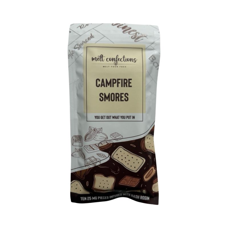 Melt Confections Campfire S'mores Hash Rosin Chocolate Front