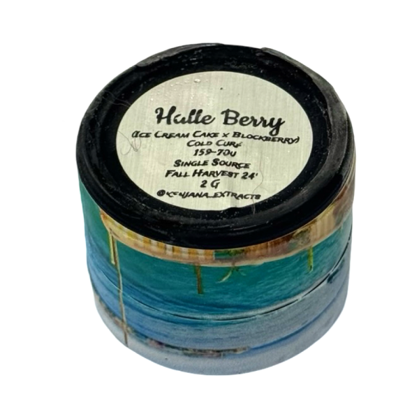 Kenjana Extracts Halle Berry Cold Cure Rosin 2G Jar Front