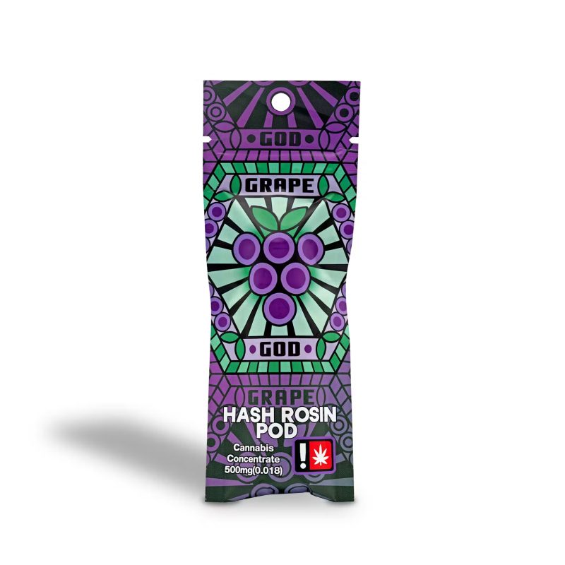 Hash Rosin Pod 0.5g – Grape God