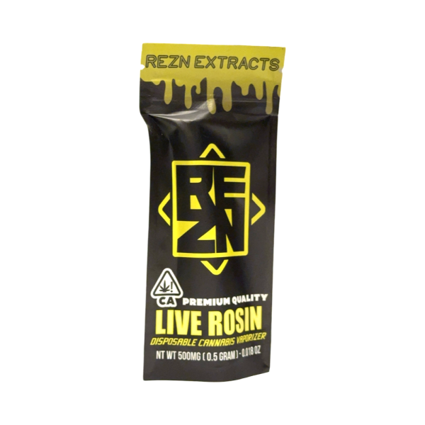 Rezn Extracts x The Firm “Sugar Glider” Live Rosin Disposable Vape – 0.5g - Image 2