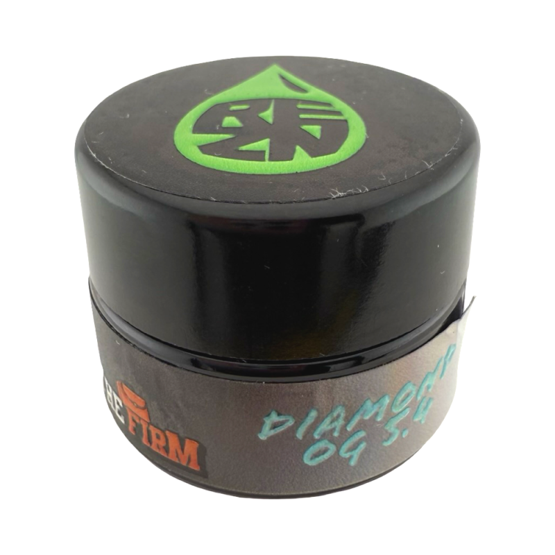 Rezn Diamond OG Cold Cure Rosin – jar view