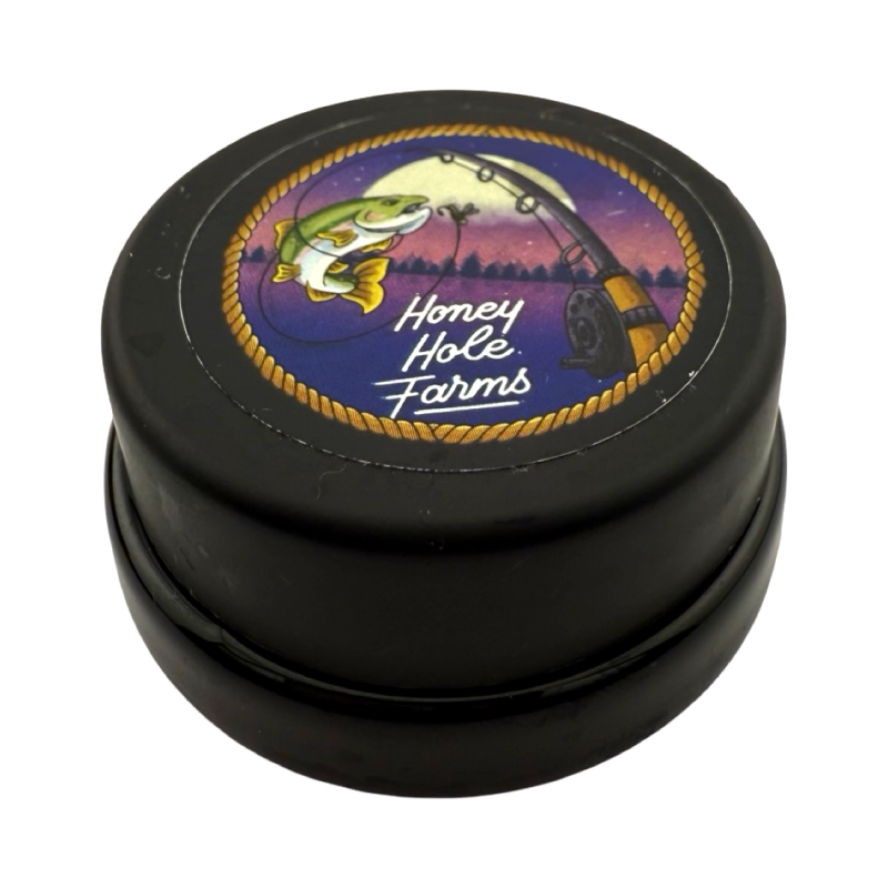 Red Lemonz 2g Honey Hole Farms x 6 Star Samurai Terps Cold Cure Rosin Jar