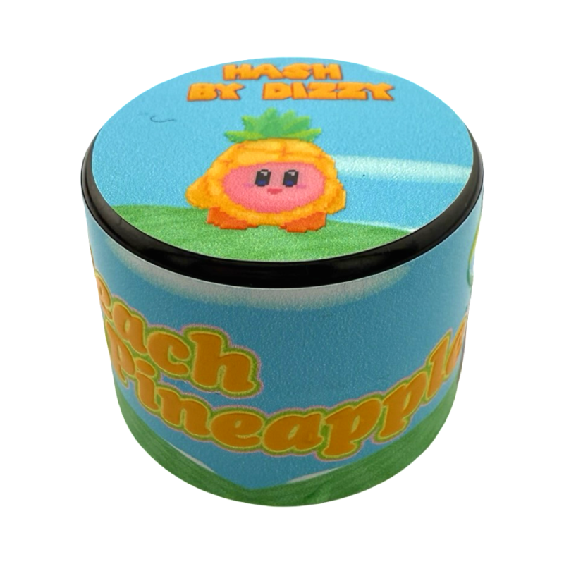 Peach Pineapple 2g Hash by Dizzy Cold Cure Rosin Jar